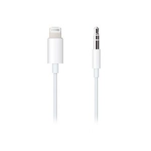 CABLE APPLE LIGHTNING A AUDIO 3.5MM BLANCO