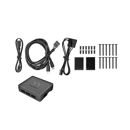 VENTILADOR 120X120 THERMALTAKE RIING QUAD 12 RGB TT 3UDS - Imagen 3