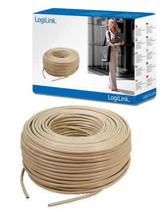 CABLE RED U/UTP CAT6 RJ45 LOGILINK 100M INSTALACION 4X2 AWG - Imagen 2