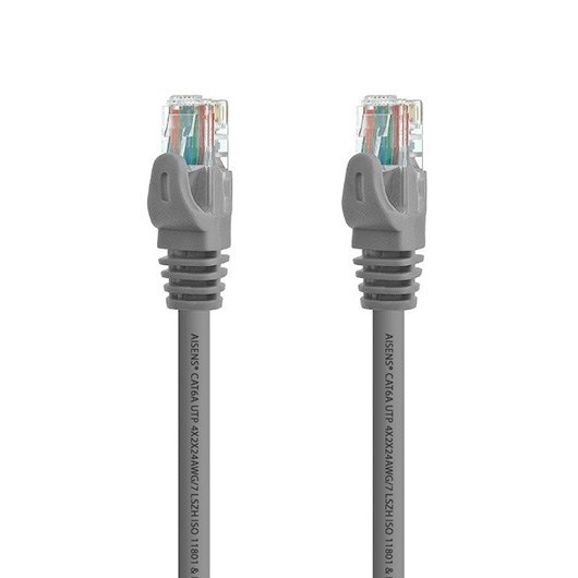 CABLE RED AISENS RJ45 LSZH CAT.7 0.5M GRIS