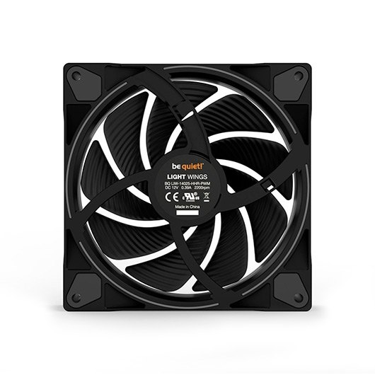 VENTILADOR 140X140 BE QUIET LIGHT WINGS HIGH SPEED - Imagen 4