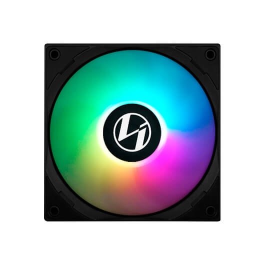 VENTILADOR 120X120 LIAN LI ST120 NEGRO PACK 3 UDS - Imagen 2