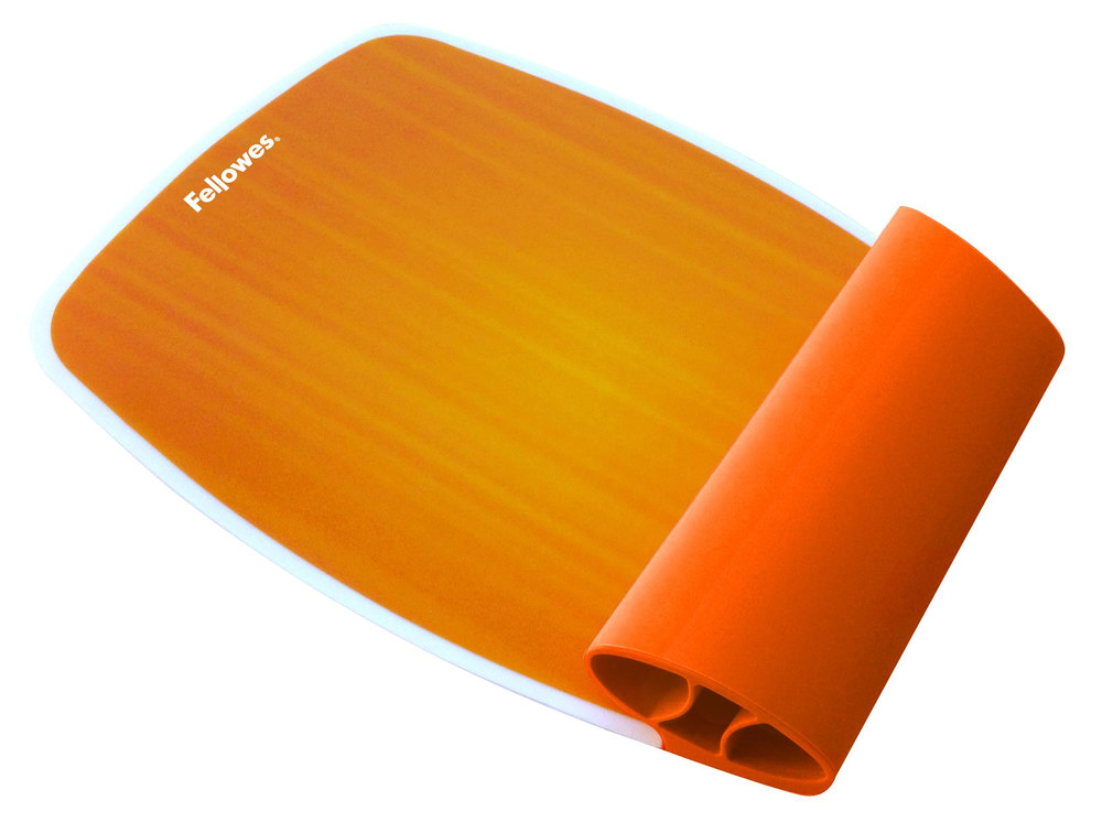 REPOSAMUÑECAS FLEXIBLE FELLOWES NARANJA