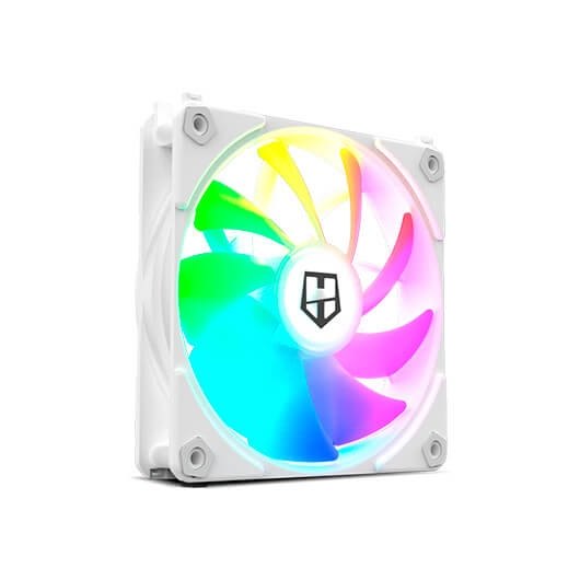 VENTILADOR 120X120 NOX EASY LINK WHITE PACK 3 UD - Imagen 3