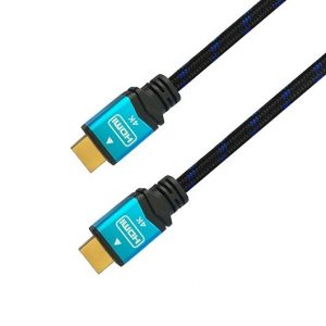 CABLE HDMI 2.0 PREMIUM(A)M A HDMI(A)M AISENS 3M NEGRO-AZUL