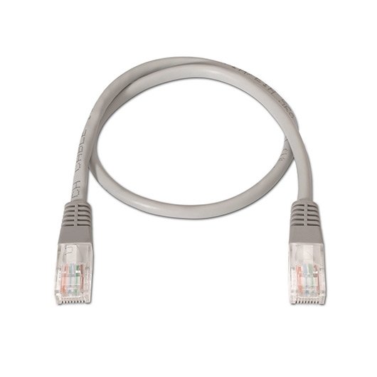 CABLE RED UTP CAT5 RJ45 AISENS 0.3M GRIS - Imagen 2