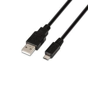 CABLE USB(A) 2.0 A MINI USB(B) 2.0 AISENS 1.8M NEGRO