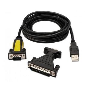 ADAPTADOR USB(A)M A SERIE RS232 AISENS 1.8M NEGRO