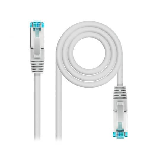 CABLE RED NANOCABLE RJ45 LSZH CAT.7 15M GRIS - Imagen 2