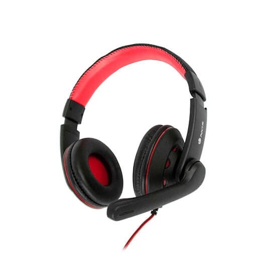 AURICULARES MICRO NGS VOX 420 DJ NEGRO Y ROJO - Imagen 3