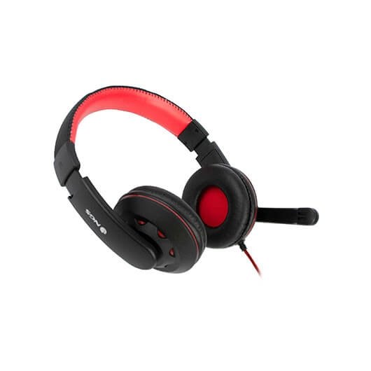 AURICULARES MICRO NGS VOX 420 DJ NEGRO Y ROJO - Imagen 4