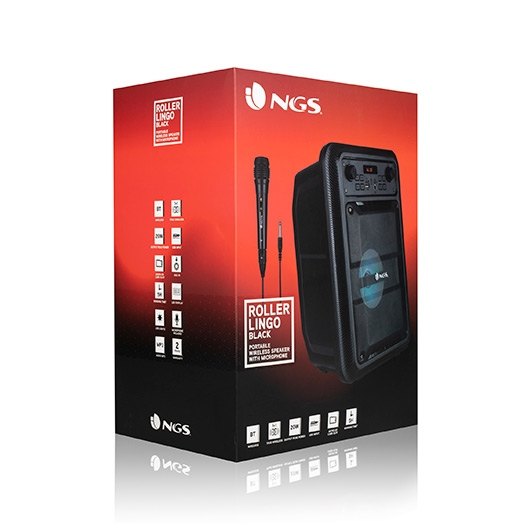 ALTAVOZ NGS SPEAKER ROLLER LINGO BLUETOOTH BLACK - Imagen 5