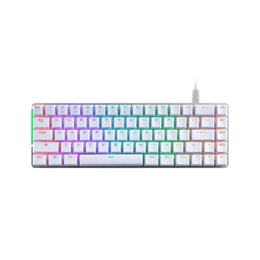 TECLADO MECANICO ASUS ROG FALCHION ACE WHITE