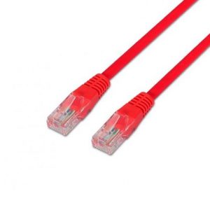 CABLE RED UTP CAT6 RJ45 AISENS 1M ROJO