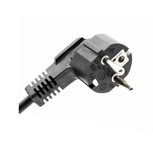 CABLE DE ALIMENTACION CRADIA ANGULADO NEGRO - Imagen 2