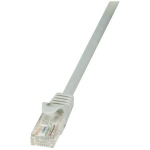 CABLE RED U/UTP CAT5E RJ45 LOGILINK 5M PARCHEO AWG26/7 TREN