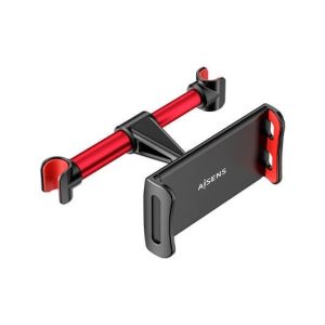 SOPORTE COCHE SMARTPHONE/TABLET AISENS NEGRO ROJO