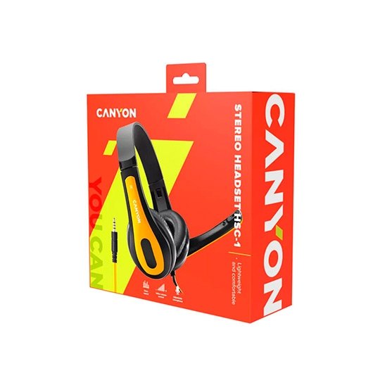 AURICULARESMICRO CANYON HSC-1 BLACK-YELLOW - Imagen 4