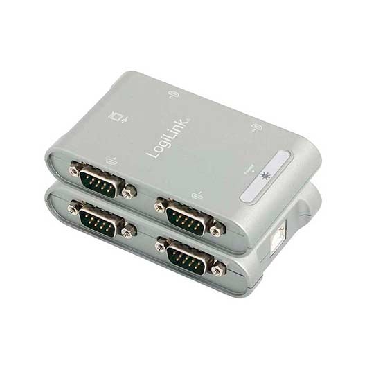 ADAPTADOR USB A 4 x SERIE RS232 LOGILINK AU0032 - Imagen 2