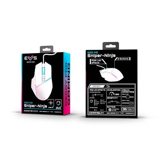 RATÓN ÓPTICO ENERGY SISTEM GAMING ESG M2 SNIPER - Imagen 4
