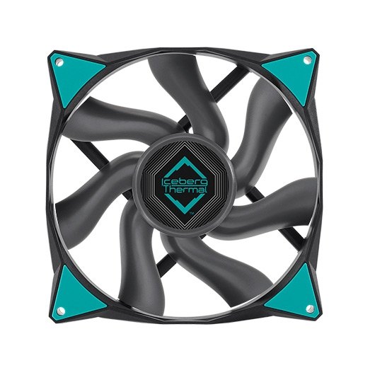 VENTILADOR 140X140 ICEBERG-THERMAL ICEGALE ARGB BLACK 2P - Imagen 2