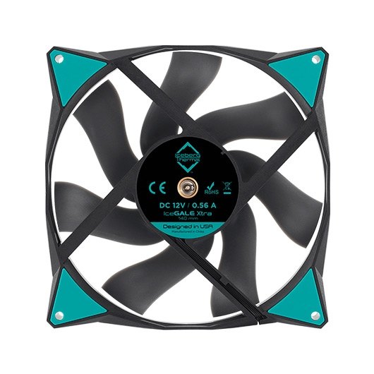 VENTILADOR 140X140 ICEBERG-THERMAL ICEGALE ARGB BLACK 2P - Imagen 4