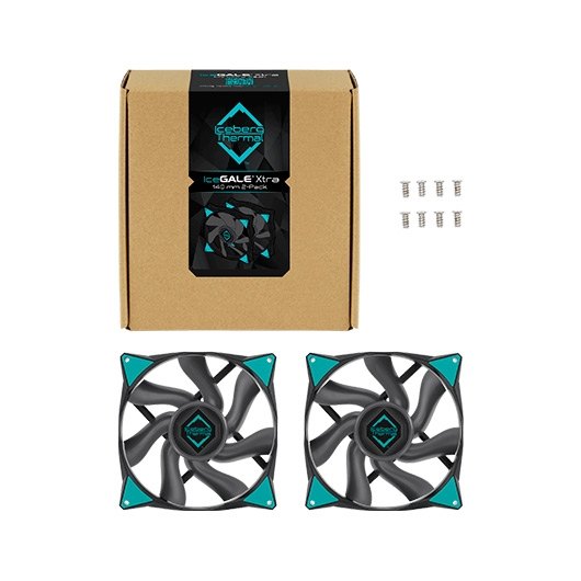 VENTILADOR 140X140 ICEBERG-THERMAL ICEGALE ARGB BLACK 2P - Imagen 5