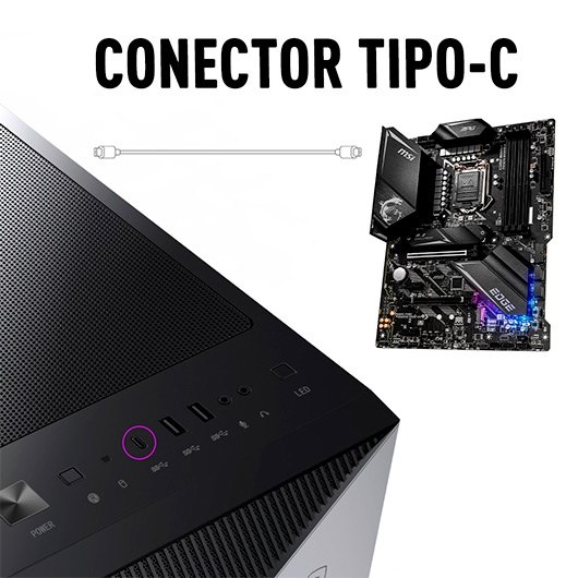 TORRE E-ATX MSI MPG GUNGNIR 110M NEGRO - Imagen 3