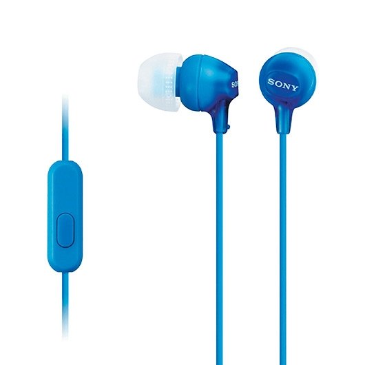 AURICULARESMICRO SONY MDR-EX15AP AZUL - Imagen 2