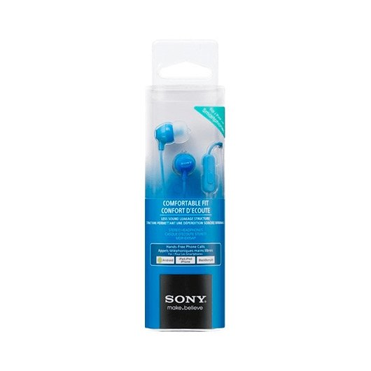 AURICULARESMICRO SONY MDR-EX15AP AZUL - Imagen 3