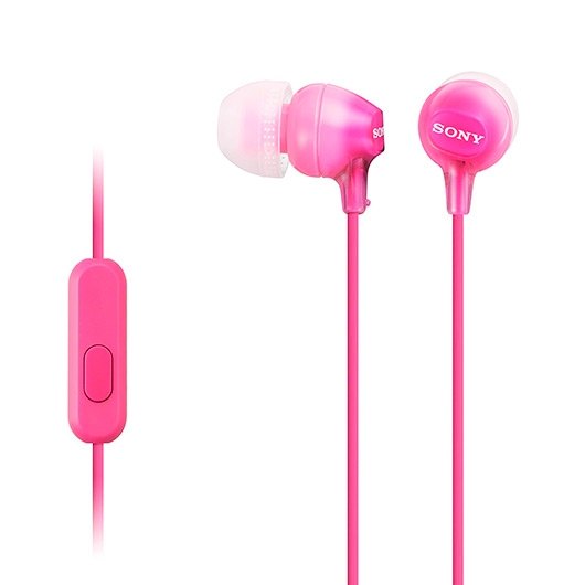 AURICULARESMICRO SONY MDR-EX15AP ROSA - Imagen 2