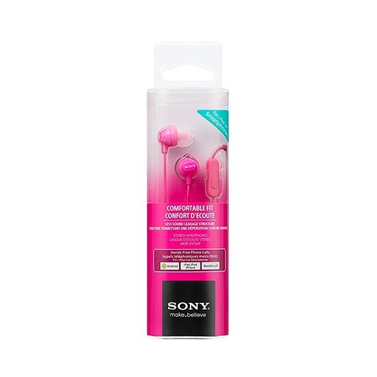 AURICULARESMICRO SONY MDR-EX15AP ROSA - Imagen 3