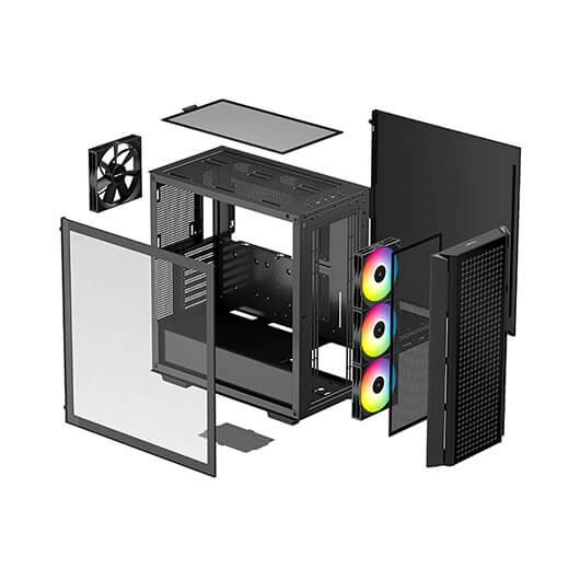 TORRE ATX DEEPCOOL CG540 NEGRO - Imagen 4