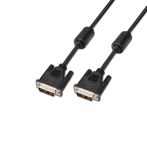 CABLE CON FERRITA DVI-D(M) A DVI-D(M) AISENS 3M BK