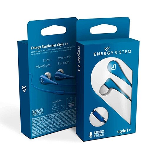 AURICULARES MICRO ENERGY SISTEM STYLE 1+ NAVY - Imagen 6