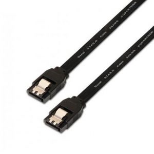 CABLE DATOS SATA-3 AISENS 0.5M NEGRO