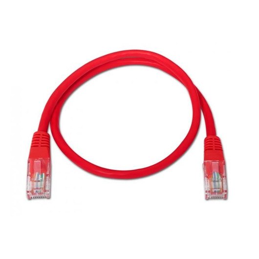 CABLE RED UTP CAT6 RJ45 AISENS 0.5M ROJO - Imagen 2