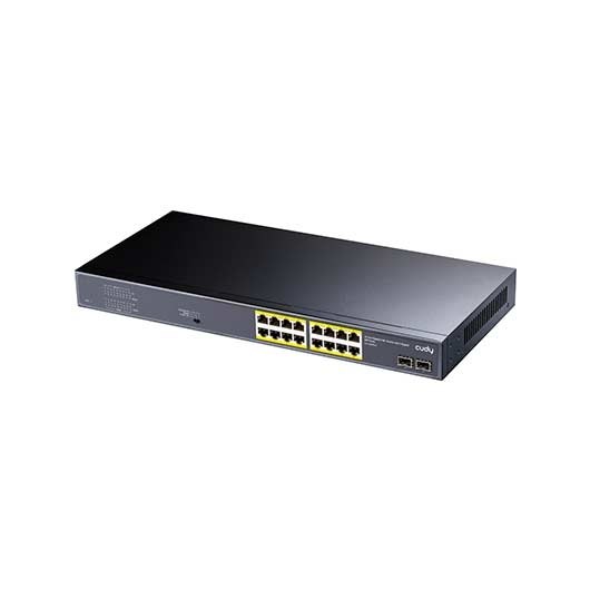 HUB SWITCH CUDY GS1020PS2 UNMANAGED PoE 200W - Imagen 2