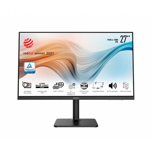MONITOR LED 27 MSI MODERN MD272P NEGRO