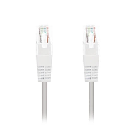 CABLE RED UTP CAT6 RJ45 NANOCABLE 2M BLANCO - Imagen 2