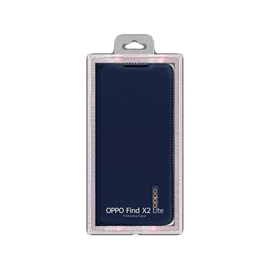 FUNDA MÓVIL OPPO FIND X2 LITE PU FLIP DARK BLUE - Imagen 2
