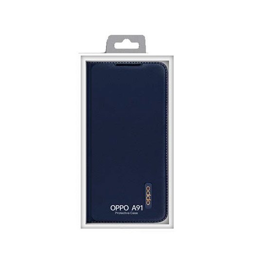 FUNDA MÓVIL OPPO A91 PU FLIP DARK BLUE - Imagen 2