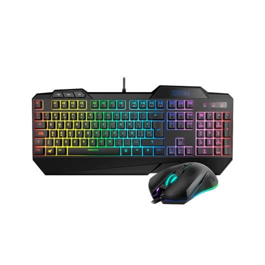 TECLADO+RATÓN KROM KRUSHER GAMING USB