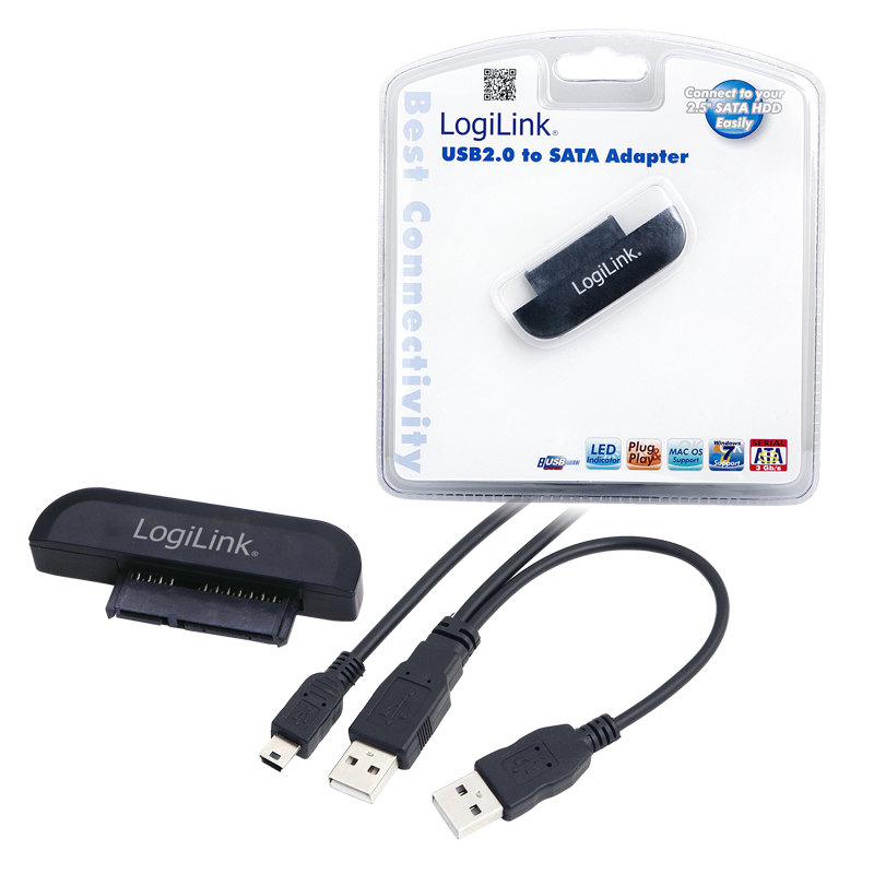 ADAPTADOR HD 2.5 SATA A USB2.0 LOGILINK - Imagen 4