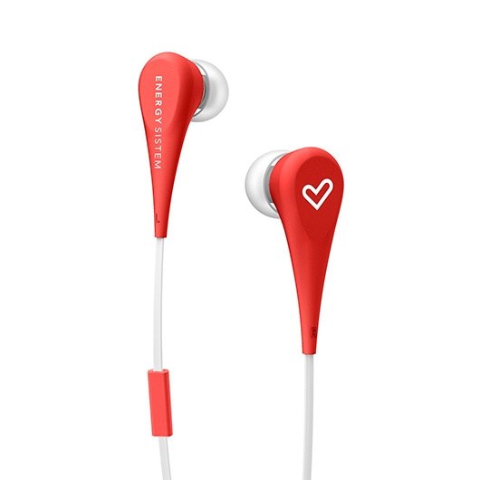 AURICULARES MICRO ENERGY SISTEM STYLE 1+ ROJO - Imagen 4