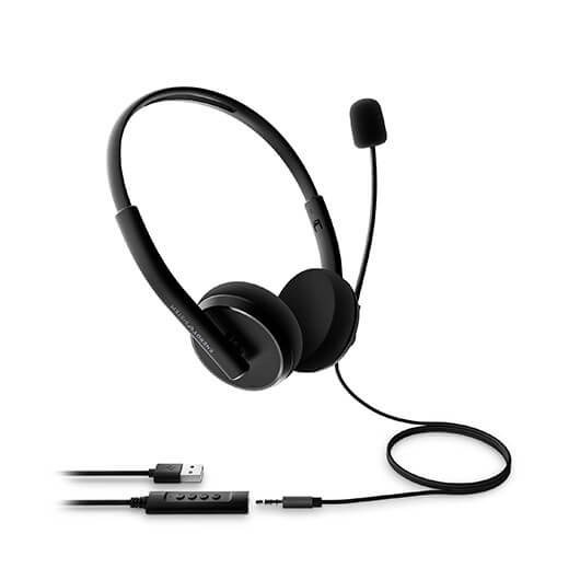 AURICULARES MICRO ENERGY SISTEM HEADSET OFFICE 2+ NEGRO - Imagen 4