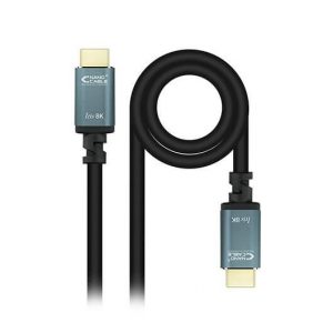 CABLE HDMI(A) A HDMI(A) IRIS 8K NANOCABLE 1M NEGRO