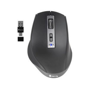 RATON OPTICO NGS BLUR-RB NEGRO