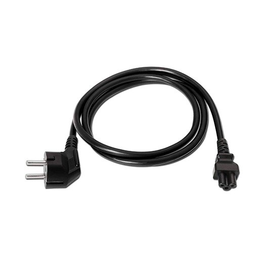 CABLE ALIMENTACIÓN TIPO TREBOL 1.5M AISENS A132-0172 NEGRO
