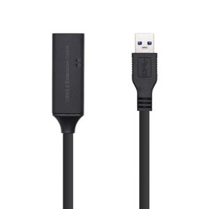 CABLE USB(A)3.0 A USB(A)3.0 +AMP+ ALIM. AISENS 10M NEGRO